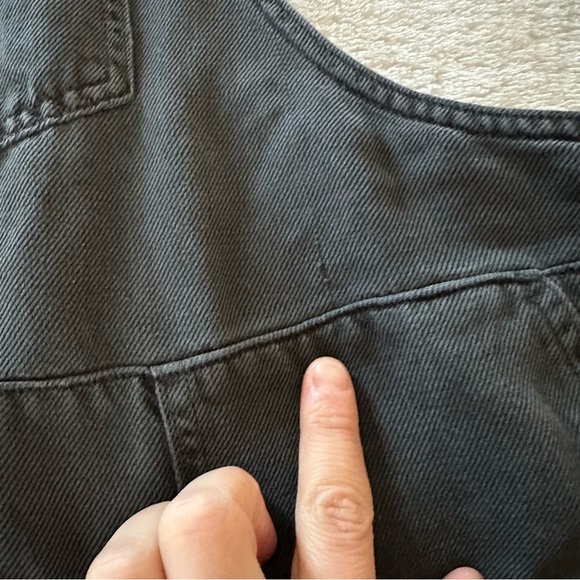 Aerie Lounge Charcoal Gray Overalls Size Medium - Picture 7 of 12